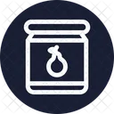 Jam Jar Preserved Food Jam Container Icon