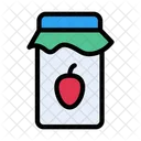 Jam Jar Strawberry Icon