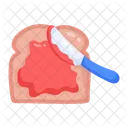 Jam Toast Jam Bread Jam Slice Icon