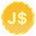 Jamaican Dollar Coin  Icon