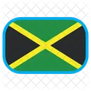 Jamaika Land Flagge Symbol