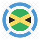 Jamaika Flagge Symbol