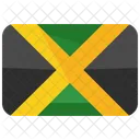 Jamaika Flagge Land Symbol