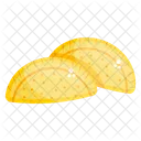 Jamaikanische Pastetchen Rindfleischpastetchen Burgerpastetchen Symbol