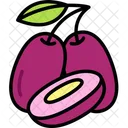 Jamun Fruit Healthy Icon