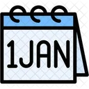 Jan Calendar And Time Calendar Icon