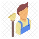 Servant Cleaner Caretaker Icon