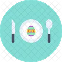 Pascoa Ovo Refeicao Icon