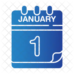 January 1  Icon
