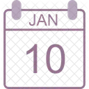 January Calendar Date Icon