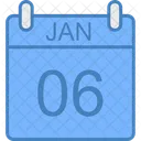 January Calendar Date Icon