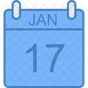 January Day Calendar Icon