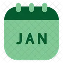 January calendar  Icône
