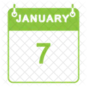 January Calendar  Icon