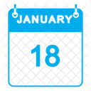 January Calendar  Icon