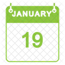 January Calendar  Icon