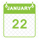 January Calendar  Icon