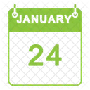 January Calendar  Icon