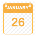 January Calendar  Icon