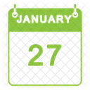 January Calendar  Icon