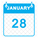 January Calendar  Icon