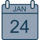 January Calendar Date Icon