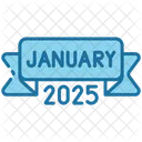 January Calendar Time Icon