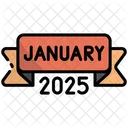 January Calendar Time Icon