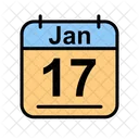 January Calendar Date Icon