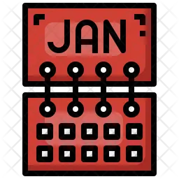 January Month  Icon