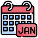 January Month  Icon