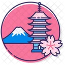 Mjapan Japan Sakura Icon