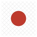 Japan Flag Circle Icon