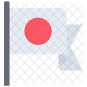 Japan Flag Hand  Icon