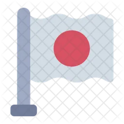 Japanische Flagge  Symbol