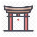 China Gate Japan Landmark Gate Icon