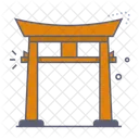 Japanisches Torii-Tor  Symbol