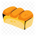 Japanese Bread Rice Loaf Pain Au Lait Icon