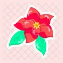 Flower Stickers Blooming Flowers Spring Flowers Icon
