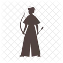Woman Warrior Archer Icon