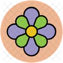 Japanese Flower Blooming Icon