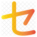 Japanese Alphabet Gradient Icon