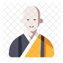 Japanese Monk Priest Icon