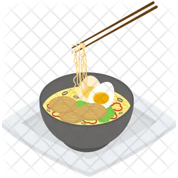 Japanese Noodles Bowl  Icon