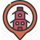 Japanese Temple Location  Icon