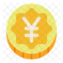 Japanese Yen Coin Currency Icon