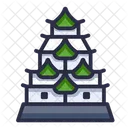 Japanischer Tempel  Symbol