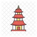 Japanischer Tempel  Symbol