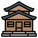 Japanischer Tempel  Symbol