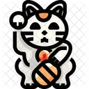 Japanisches Katzenspielzeug Katze Katzenspielzeug Symbol